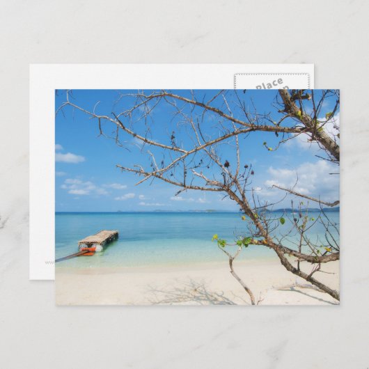 houtpier briefkaart (Voorkant / Achterkant)