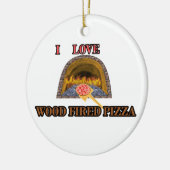 houtpizza keramisch ornament (Links)