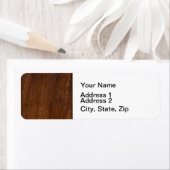 Houtplaat van textiel etiket (Insitu)