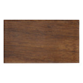 Houtplaat van textiel naambadge (Voorkant)