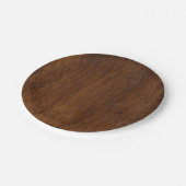 Houtplaat van textiel papieren bordje (Gekanteld)