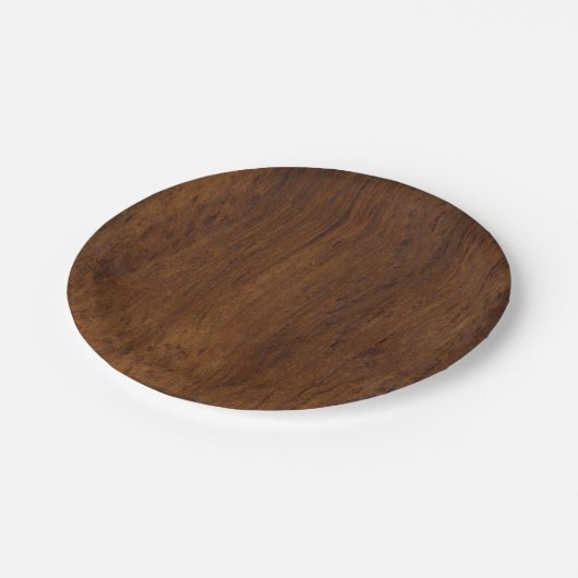 Houtplaat van textiel papieren bordje (Gekanteld)