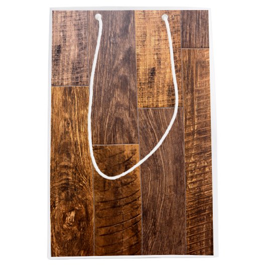 Houtplanken Medium Cadeauzakje (Voorkant)