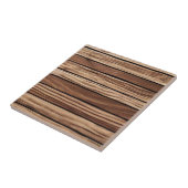 Houtplanken op hout tegeltje (Zijkant)