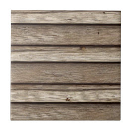 Houtplanken zijn ontworpen voor bruine keramische  tegeltje