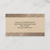 Houtprint Visitekaartje (Achterkant)