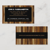 HoutprintVisitekaartje Visitekaartje (Voorkant / Achterkant)