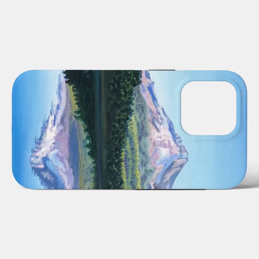 Houtreflectie monteren Case-Mate iPhone case (Achterkant (horizontaal))