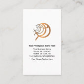 Houtrooiing Christelijk Face Ministry Pastor Visitekaartje (Achterkant)