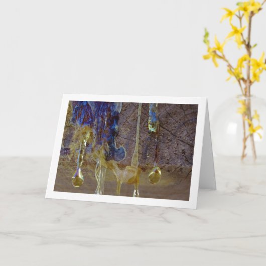 Houtsapvloeistof Kaart (Gele Bloem)