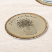 Houtschijf Geïnspireerd Onderzetter voor borstvoed (Gebogen)