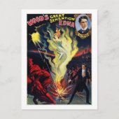 Houtsensatie "Edna" Briefkaart (Voorkant)