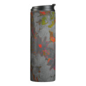 Houtskool Bloemen Thermosbeker (Gedraaid links)