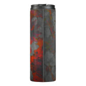 Houtskool Bloemen Thermosbeker (Achterkant)