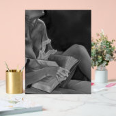 Houtskool Boek Liefhebber Wall Art Acryl Bord (Huwelijk)