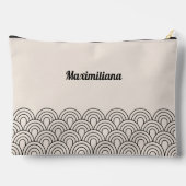 Houtskool Cement Boogjes Glam Grote Accessoire Pou Etui (Achterkant)