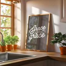 Houtskool Christelijke genade op genade