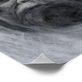 houtskool en potlood op papier poster (Hoek)