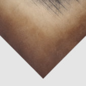 Houtskool Engel Illustratie Perkament Decoupage Tissuepapier (Detail)