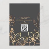 Houtskool & Goud Informatiekaartje (Achterkant)
