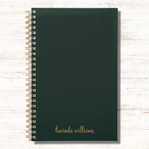 houtskool & Gouden Script Monogram Planner