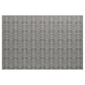 Houtskool Grijs Bloemen Damask Stof (Yard (91,4 cm))