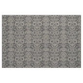 Houtskool Grijs Bloemen Damask Stof (Fat Quarter)