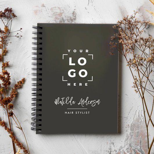 Houtskool grijs elegante moderne girly prijs QR co Planner