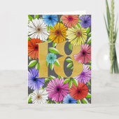 Houtskool Grijs Gepersonaliseerde 18e Verjaardag B Kaart (Voorkant)