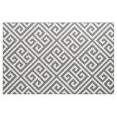 Houtskool Grijs Grieks Sleutel Grote Schaal Stof (Fat Quarter)