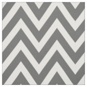 Houtskool Grijs Modern Chevron Grote Schaal Stof (Swatch)
