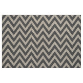 Houtskool Grijs Modern Chevron Grote Schaal Stof (Fat Quarter)