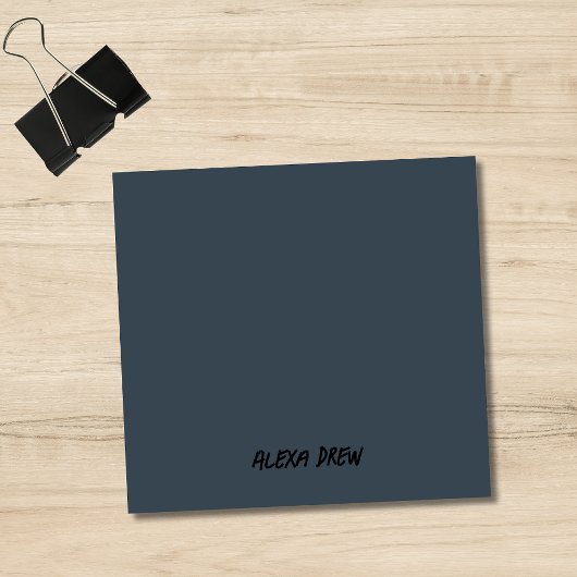 Houtskool Grijs Professioneel Minimalistisch Zwart Post-it® Notes