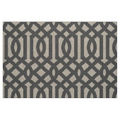 Houtskool Grijs Trellis Grote Schaal Stof (Fat Quarter)