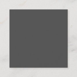 Houtskool Grijs Vierkant 2.5"x2.5"Custom Bellen Ka