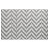 Houtskool grijs visgraat grootschalige stof (Fat Quarter)