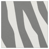 Houtskool Grijs Zebra Print Grootschalig Stof (Close Up)