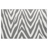 Houtskool Grijs Zebra Print Grootschalig Stof (Fat Quarter)