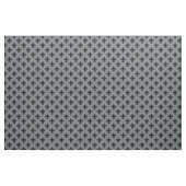 Houtskool grijs, zwart fleur de lis patroon SZ6 Stof (Yard (91,4 cm))