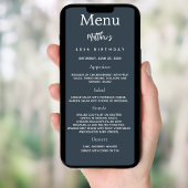 Houtskool grijze foto leuke weetjes verjaardagsmen kaart