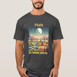 Houtskool Heather Plain – Flat & Open Lowland T-shirt