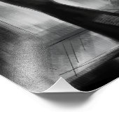 houtskool luxe fancy elegante avond me - tijd foto afdruk (Hoek)