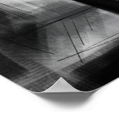 houtskool luxe fancy elegante avond me - tijd poster (Hoek)