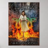 houtskool: maiden poster (Voorkant)