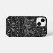 Houtskool Mandala iPhone Hoesje (Achterkant horizontaal)