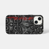 Houtskool Mandala  iPhone Hoesje (Achterkant horizontaal)