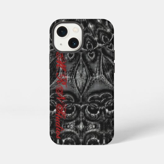 Houtskool Mandala  iPhone Hoesje (Achterkant)