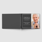 Houtskool minimalistisch in liefdevolle herinnerin gastenboek (Volledig)