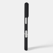 houtskool | Mystic Boho Botanical Monogram Case-Mate iPhone Case (Achterkant / Rechts)