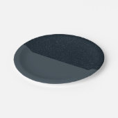 Houtskool Noise Half-Top Party Bord - (Gekanteld)